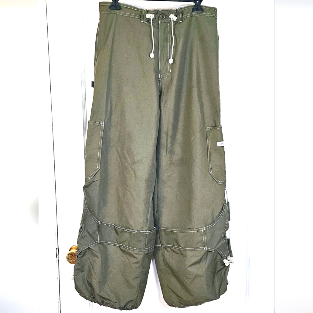 Caffeine Moss Green Phat Pants